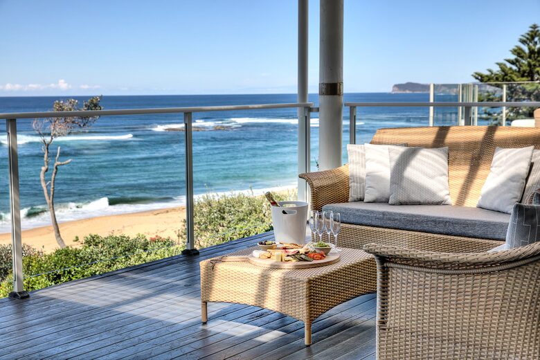 Seaside Sanctuary with Direct Beach Access & Panoramic Ocean Views - Forresters Beach, Australia