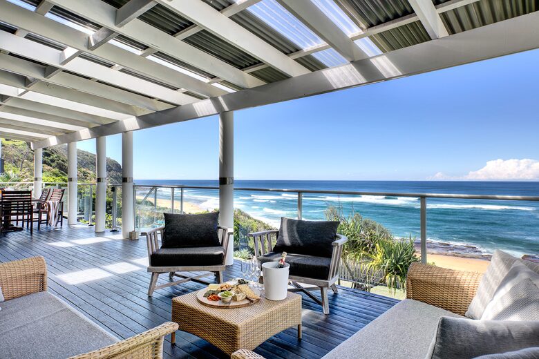 Seaside Sanctuary with Direct Beach Access & Panoramic Ocean Views - Forresters Beach, Australia