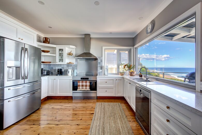 Seaside Sanctuary with Direct Beach Access & Panoramic Ocean Views - Forresters Beach, Australia
