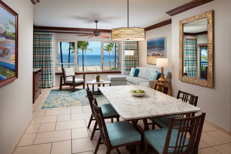 Oceanfront Two Bedroom Villa at Marriott's Maui Ocean Club - Maui, Hawaii