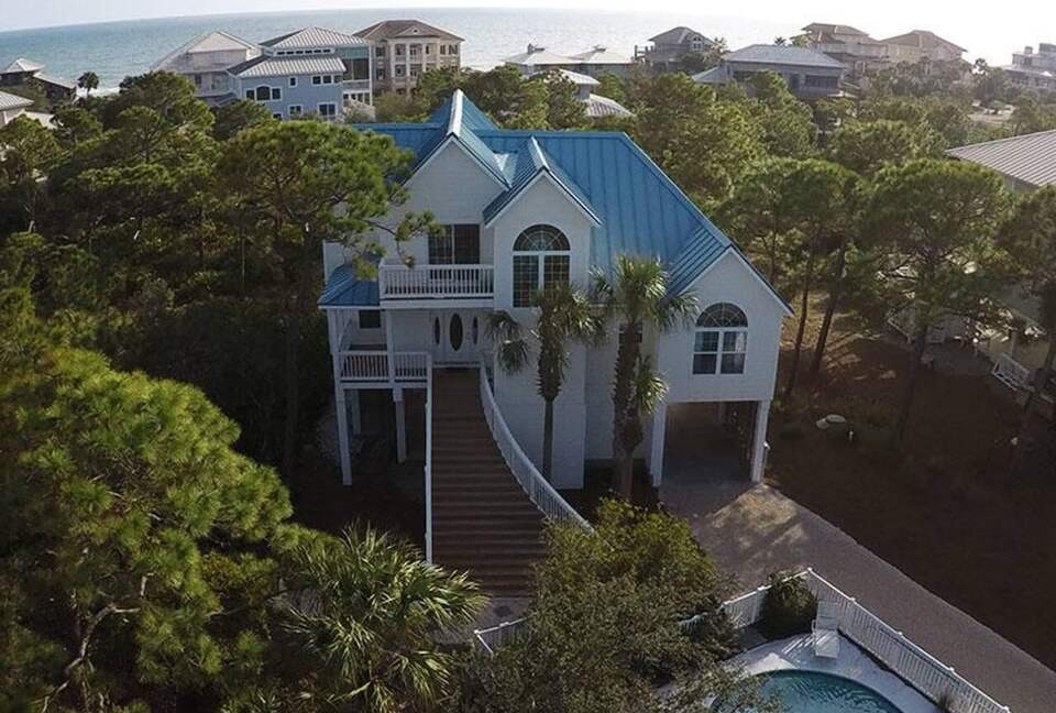 Oceanview Retreat with Private Pool & Beach Access - Saint George Island, Florida