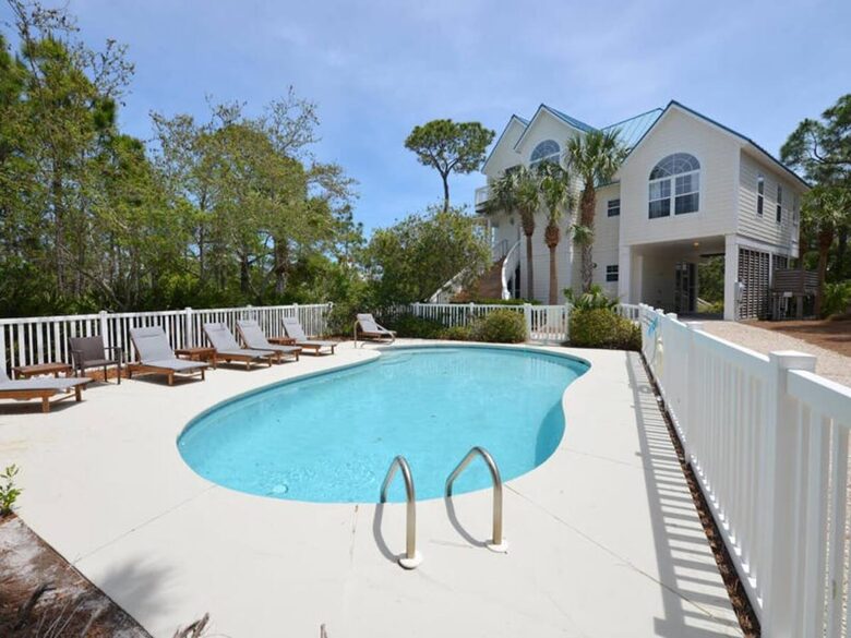 Oceanview Retreat with Private Pool & Beach Access - Saint George Island, Florida