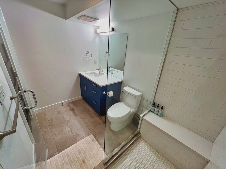 Basement bathroom