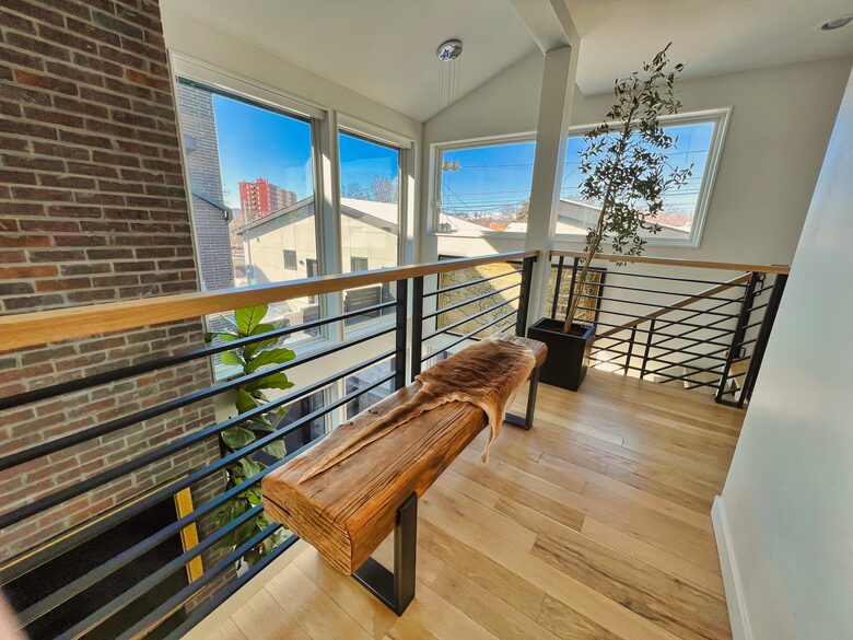 Walkway leading to 3rd floor Master bedroom