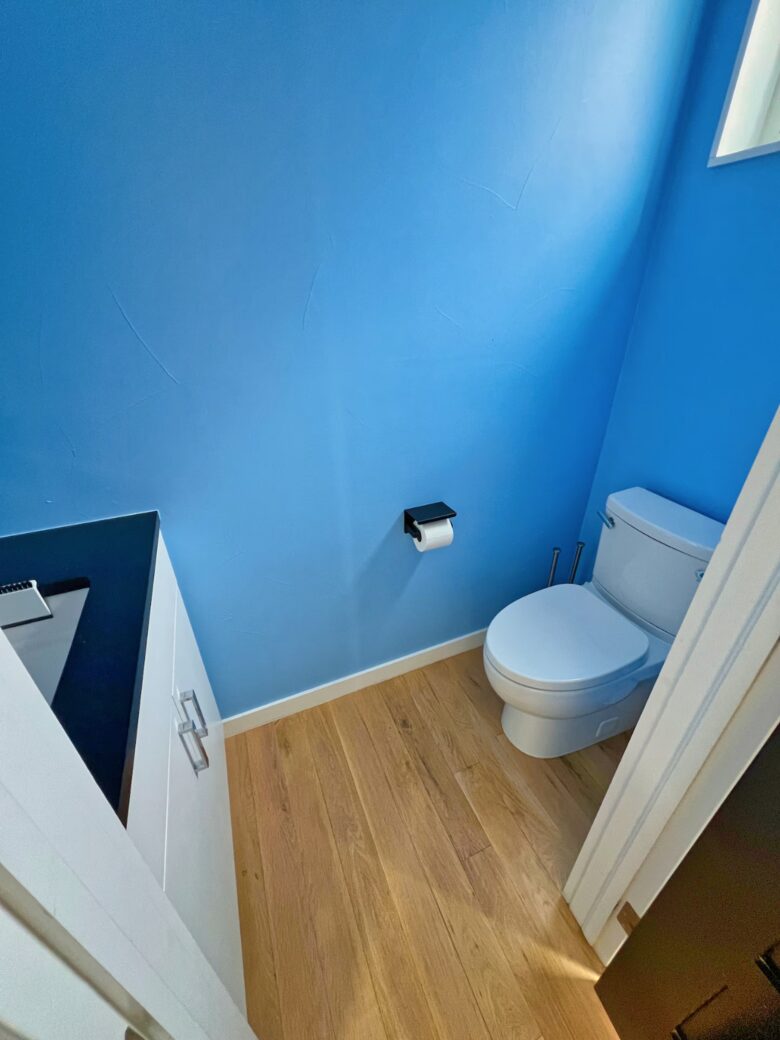 Main floor half bath