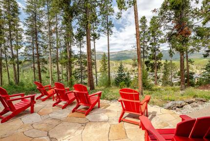 Back patio with views