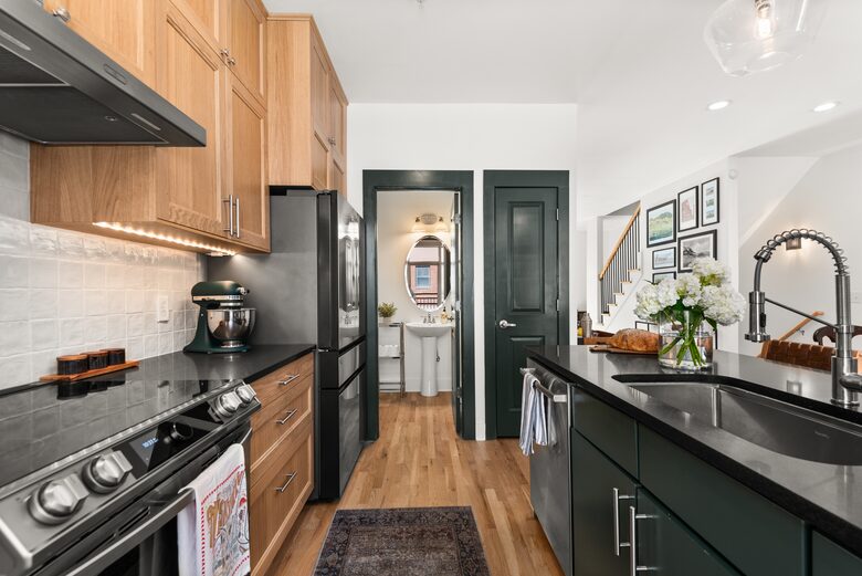 Another view of the kitchen