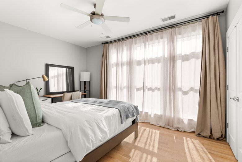 Bedroom Two with Skyline View