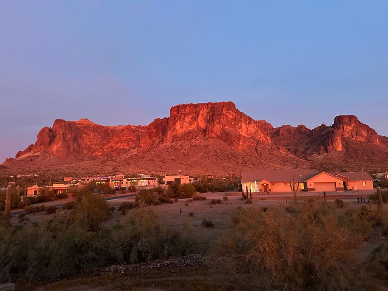 Mountain-Framed Private Estate with Entertainment Pavilion & Outdoor Oasis - Apache Junction, Arizona