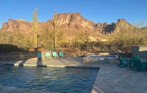 Mountain-Framed Private Estate with Entertainment Pavilion & Outdoor Oasis - Apache Junction, Arizona