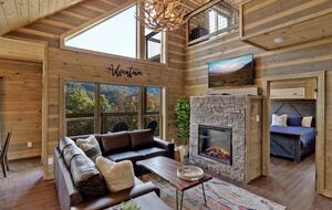Smoky Mountain Escape with Breathtaking Views, Movie Room, & Hot Tub - Sevierville, Tennessee