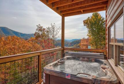Smoky Mountain Escape with Breathtaking Views, Movie Room, & Hot Tub - Sevierville, Tennessee