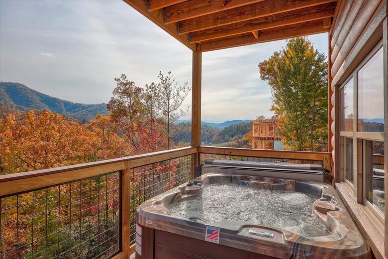 Smoky Mountain Escape with Breathtaking Views, Movie Room, & Hot Tub - Sevierville, Tennessee