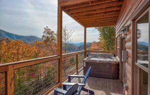 Smoky Mountain Escape with Breathtaking Views, Movie Room, & Hot Tub - Sevierville, Tennessee