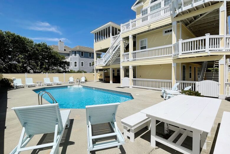 Coastal Elegance | A Semi-Oceanfront Estate with Private Pool & Ocean Views - Corolla, North Carolina