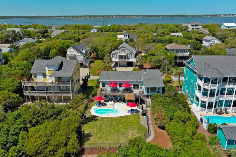 Oceanview Retreat with Private Pool & Tiki Bar - Emerald Isle, North Carolina