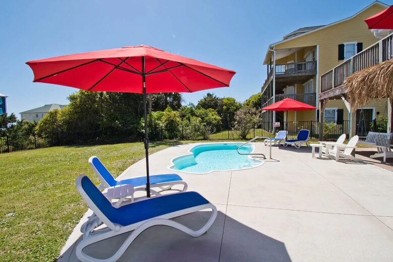 Oceanview Retreat with Private Pool & Tiki Bar - Emerald Isle, North Carolina