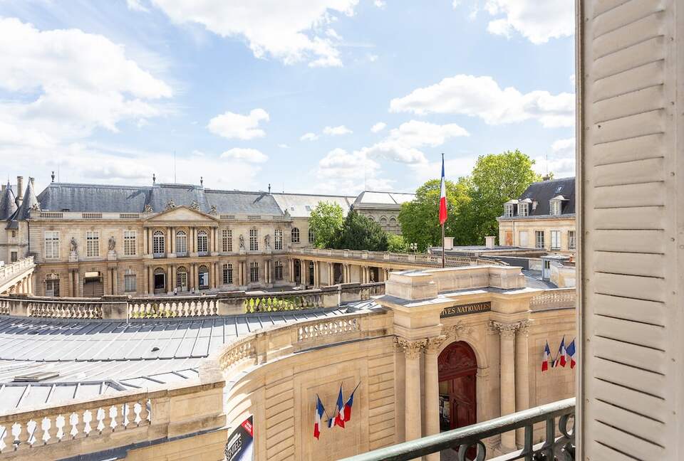 Fantastic view from  2-Bedroom Retreat in Historic Le Marais - Paris, France