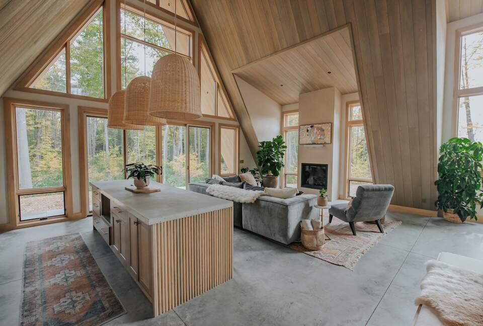 A-Frame Comfort and Design in the Heart of Maine’s Mountains - Bethel, Maine