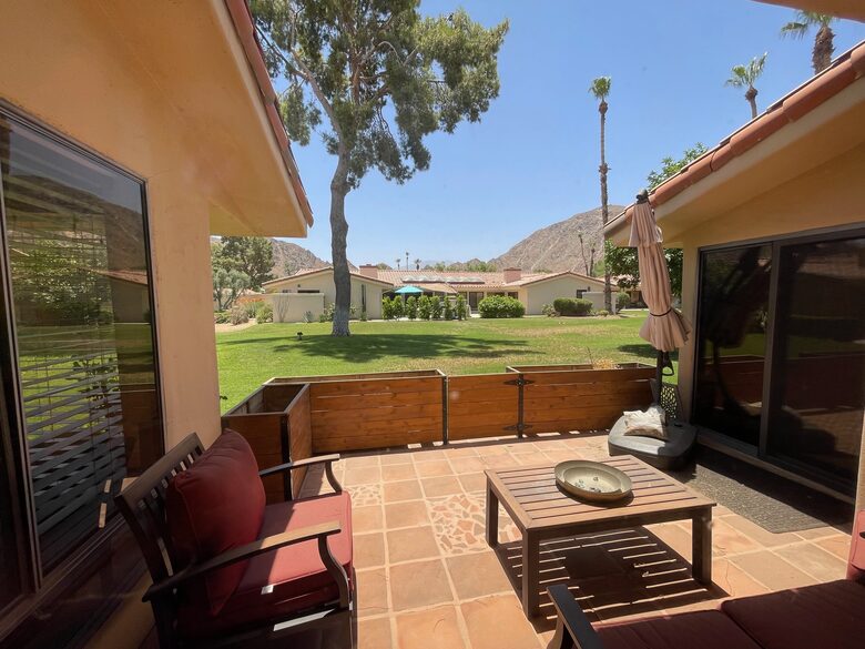 rear courtyard