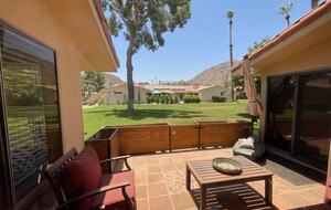 rear courtyard