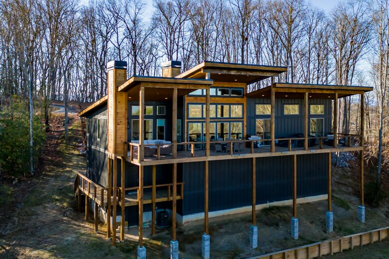 Modern Blue Ridge Retreat with Stunning Mountain Views - Blue Ridge, Georgia
