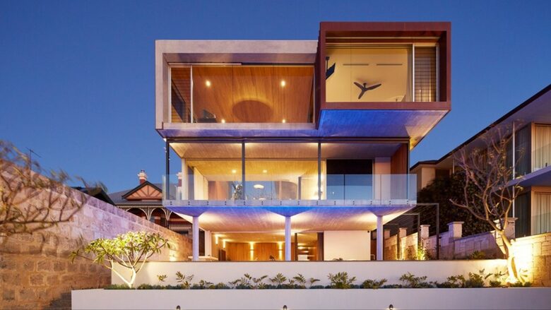 Architectural Brilliance Overlooking the Swan River - Perth, Australia