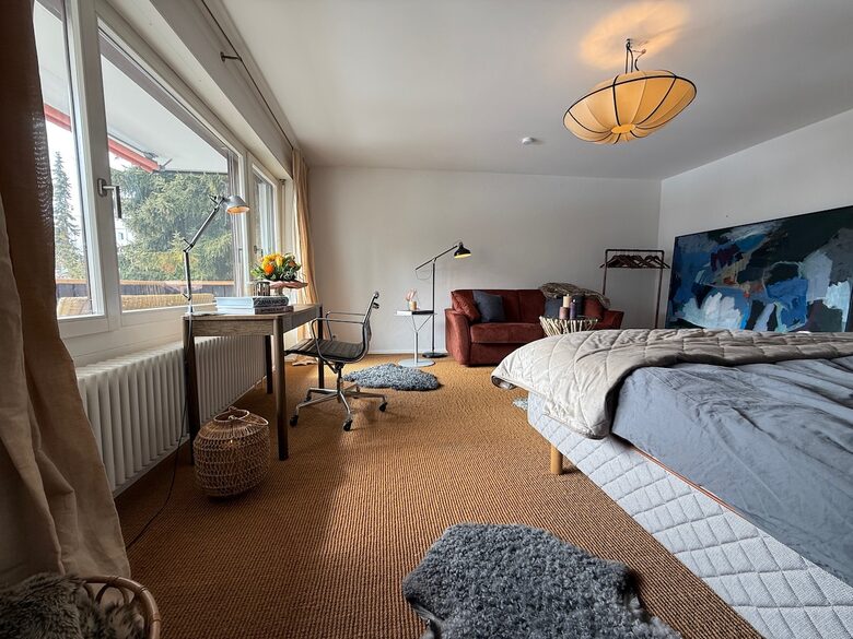 Bedroom, bed sofa 140 cm
