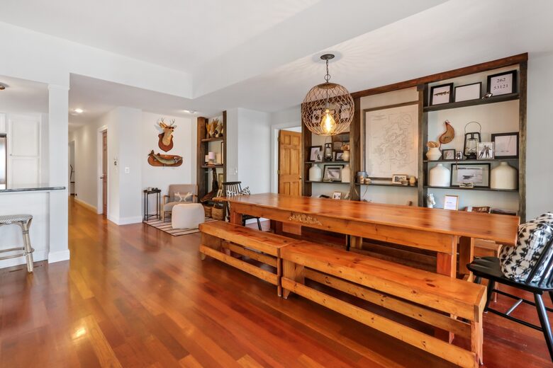 Large dining table
