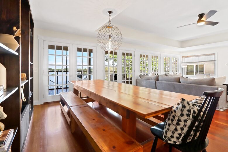 Large dining table