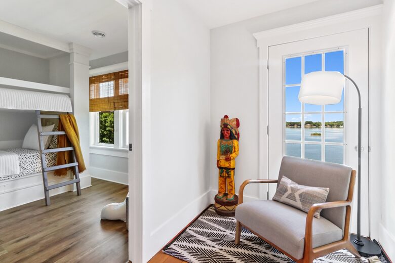 Second floor nook with a view