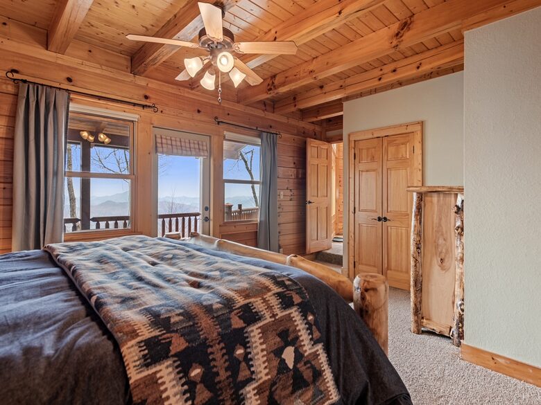 Primary Bedroom and View