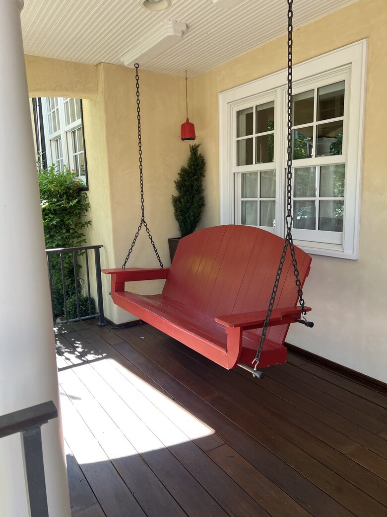 The 4th Ave porch swing