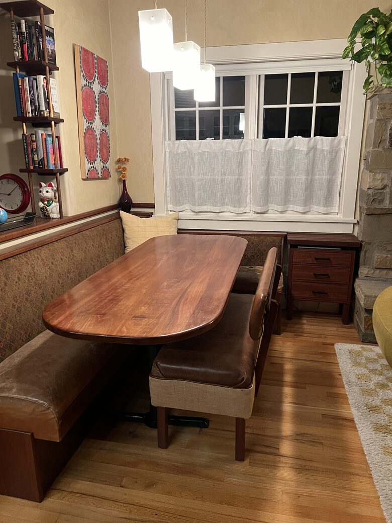 Family Room dining table