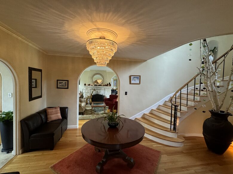 View from the dining room