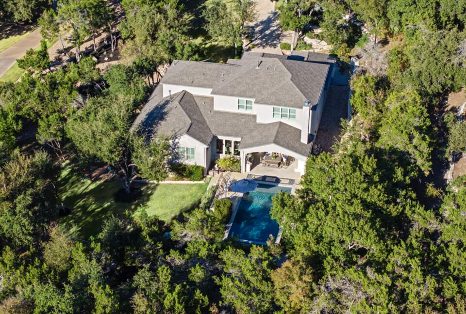 ABOVE - Exquisite Retreat on 1.6 Acres in Gated Community - Austin, Texas