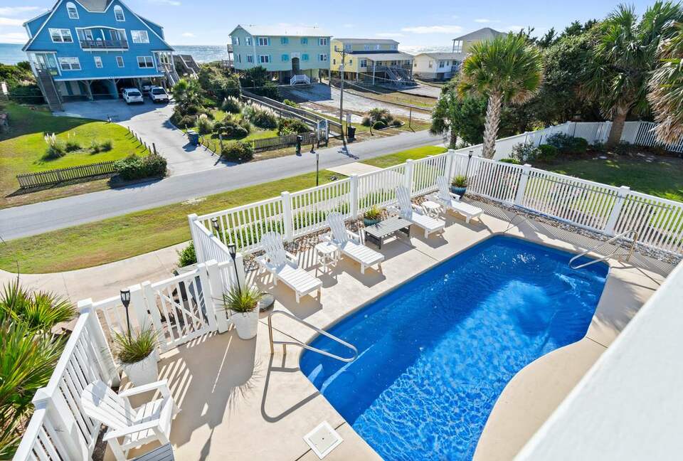 Coastal Elegance with Ocean Views & Private Pool Retreat - Emerald Isle, North Carolina