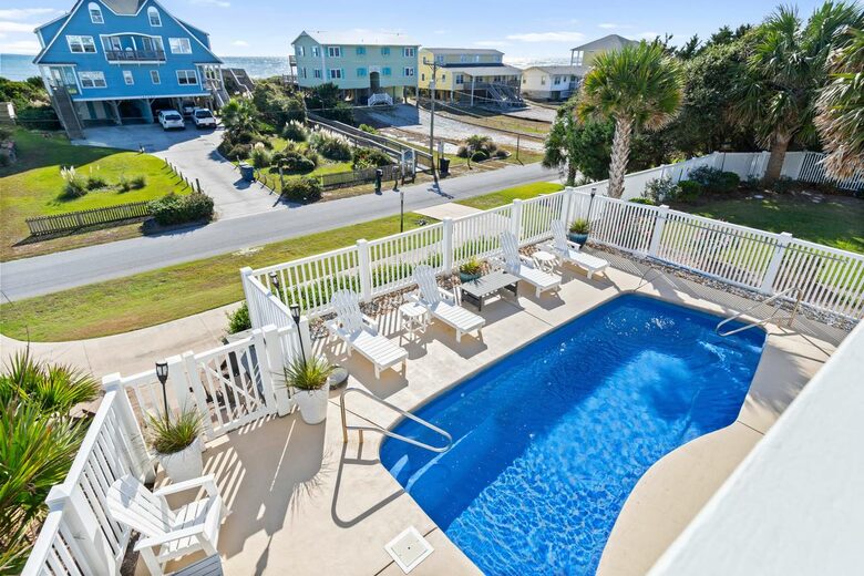 Coastal Elegance with Ocean Views & Private Pool Retreat - Emerald Isle, North Carolina