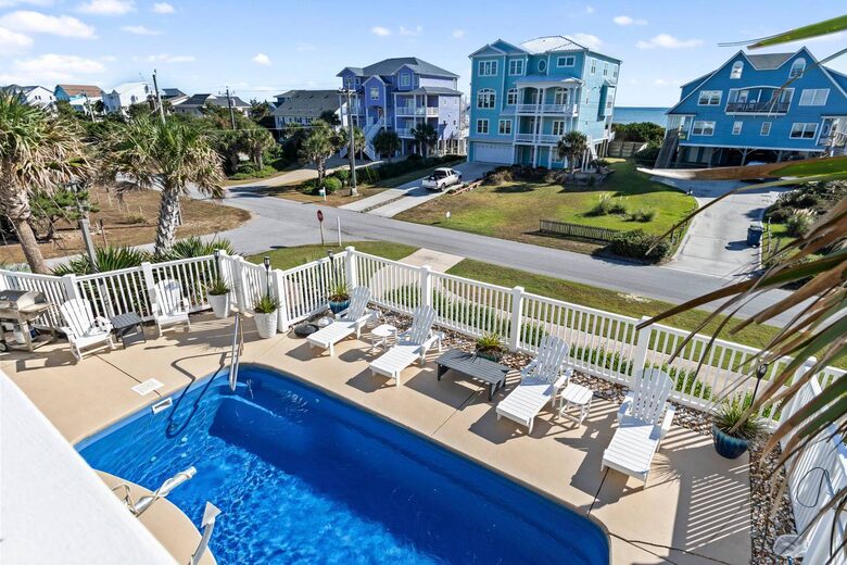 Coastal Elegance with Ocean Views & Private Pool Retreat - Emerald Isle, North Carolina