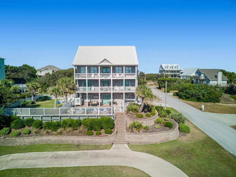 Coastal Elegance with Ocean Views & Private Pool Retreat - Emerald Isle, North Carolina