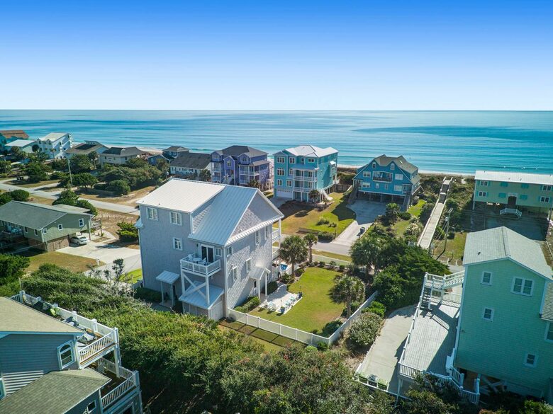 Coastal Elegance with Ocean Views & Private Pool Retreat - Emerald Isle, North Carolina