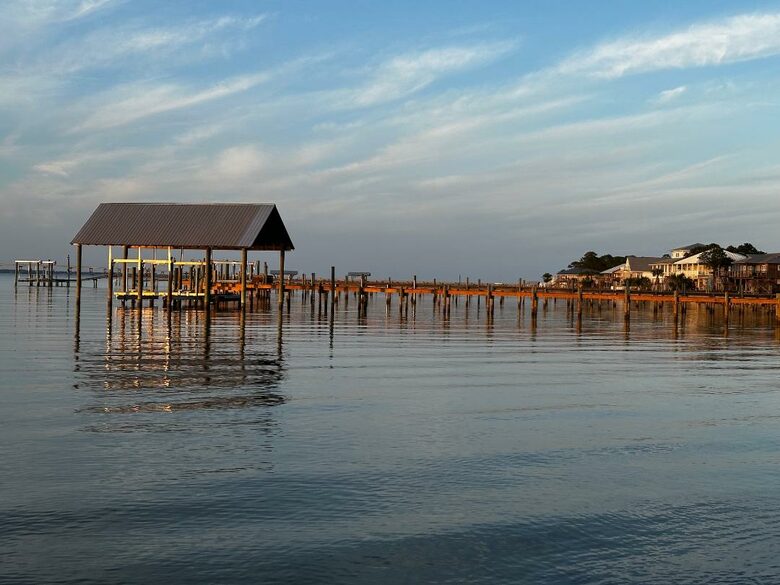 Peaceful Bay in the evening