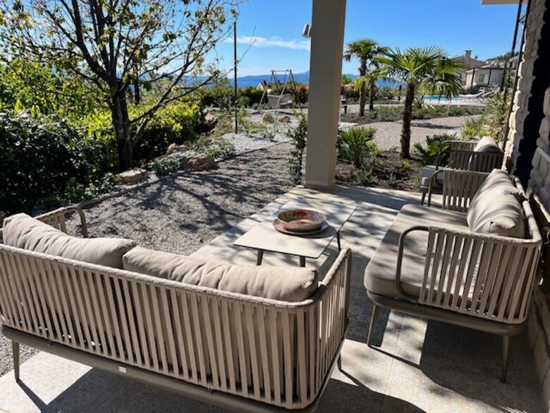 A Serene Stone Villa with Adriatic Sea Views - Poljane, Croatia