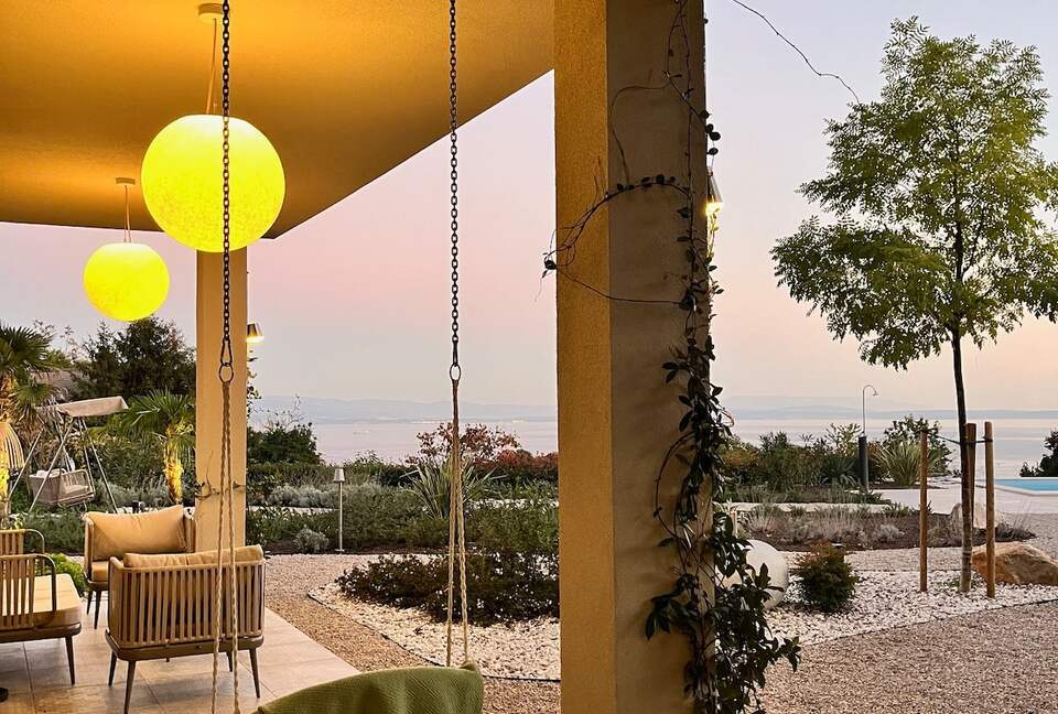 A Serene Stone Villa with Adriatic Sea Views - Poljane, Croatia