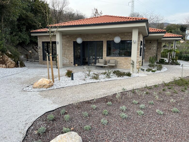 A Serene Stone Villa with Adriatic Sea Views - Poljane, Croatia