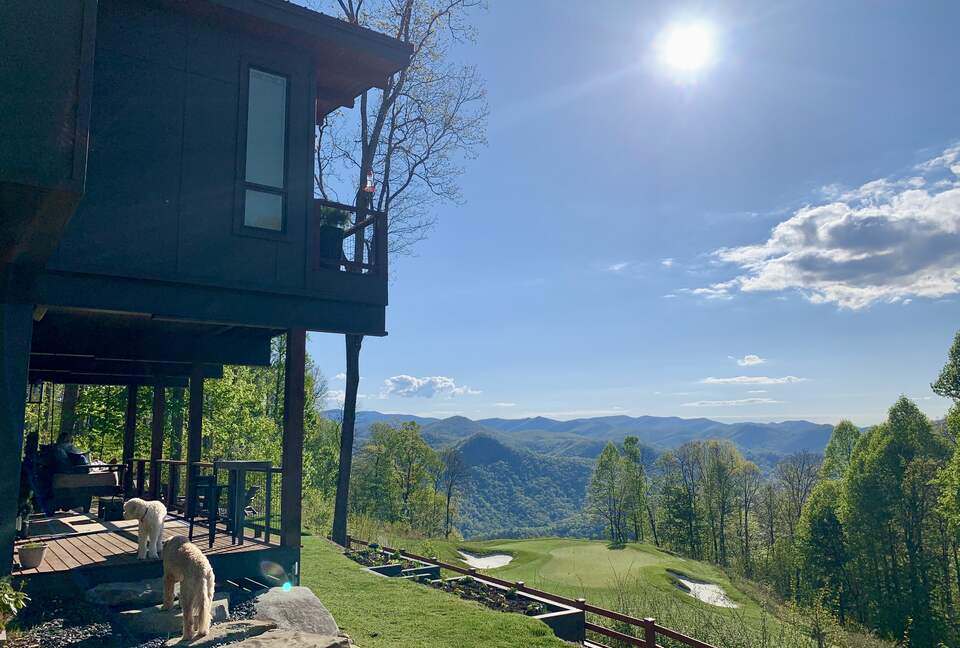 Side House View - from Hot Tub