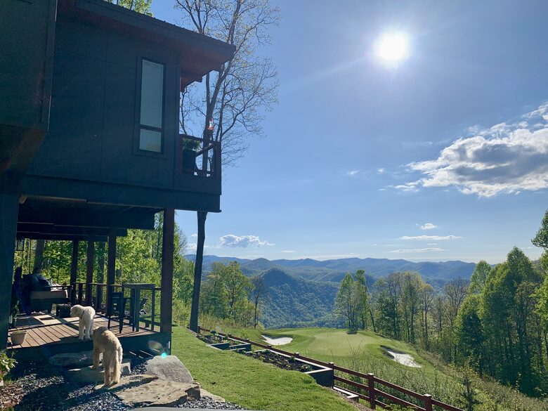 Side House View - from Hot Tub