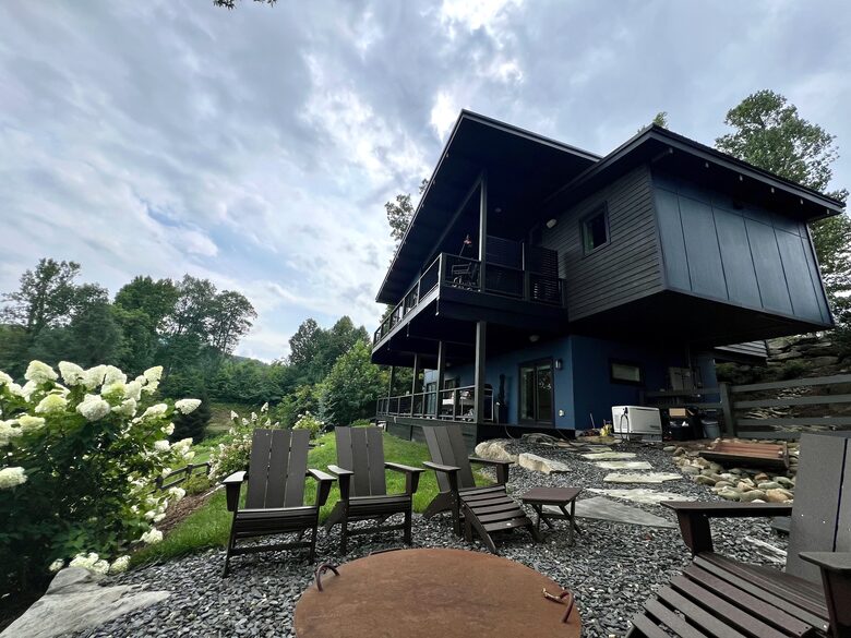 Side View from Fire Pit