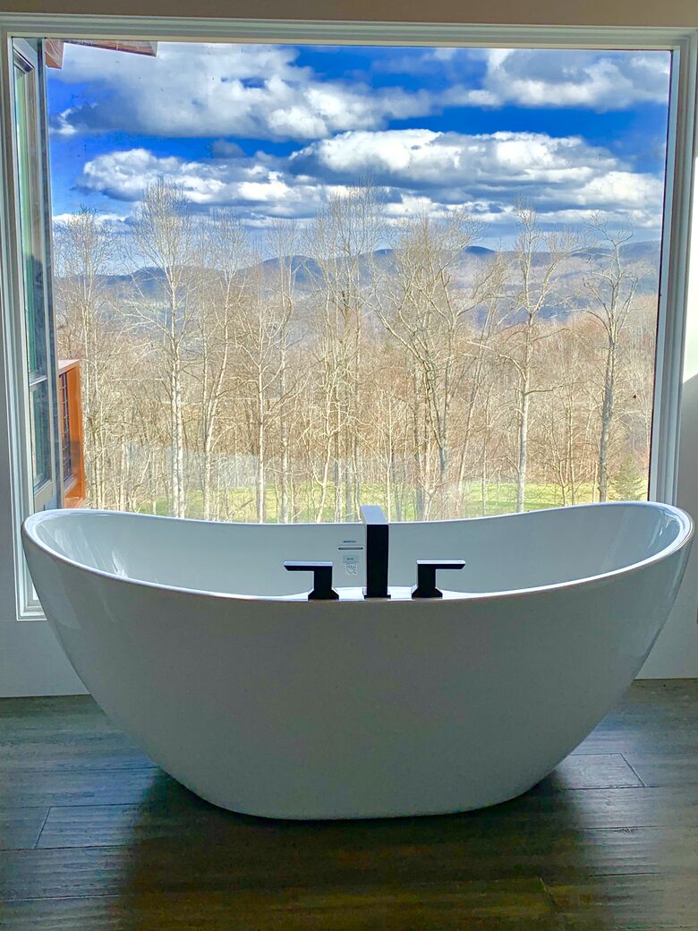 Master Bath Tub with View
