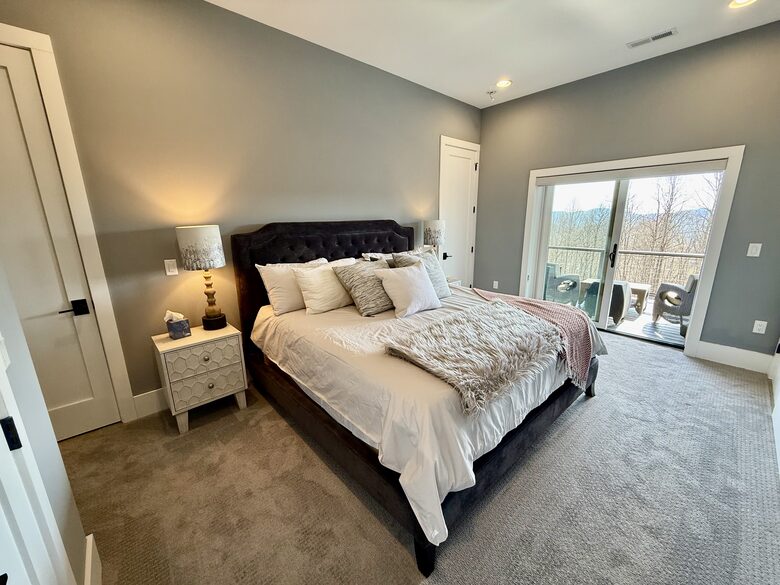 Lower Level King Bedroom with Sauna entrance